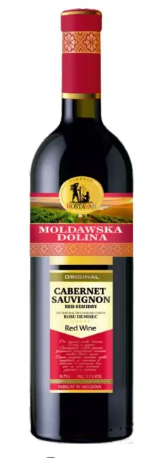 zdjęcie produktu Moldawska Dolina Cabernet Sauvignon Semi Dry