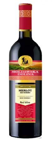 Moldawska Dolina Merlot Semi Dry