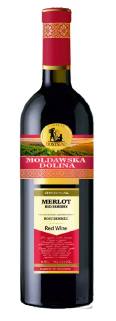 zdjęcie produktu Moldawska Dolina Merlot Semi Dry